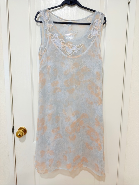 Sundance Dresses & Skirts - Sundance Moonshadow Beaded Embroidered Dress w/ Mesh Overlay PXL NWOT